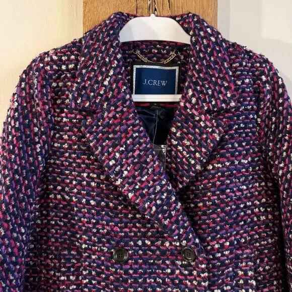 NWT J. Crew Lady Jacket in Italian Tweed Sz Medium - Picture 5 of 11